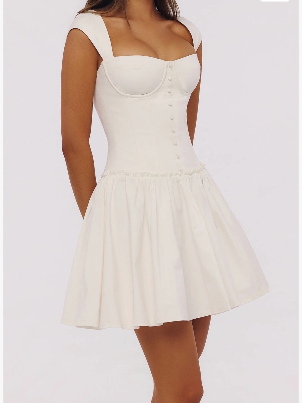 House of CB Kaia cotton minidress.